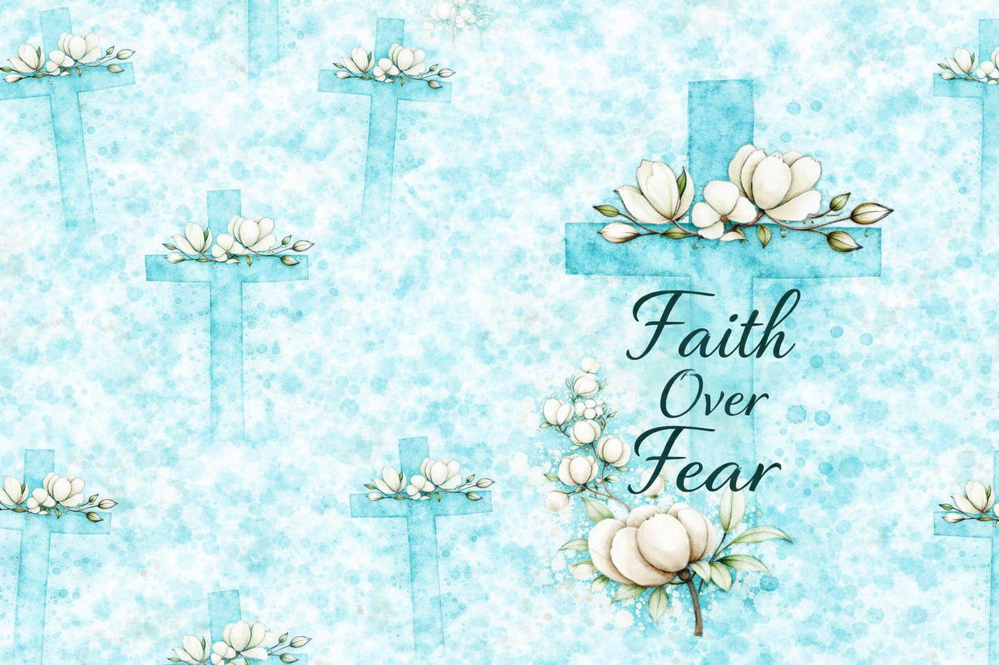 Faith over Fear tumbler 20 oz Dpuble Walled Cleaning brush and Straw gift boxes