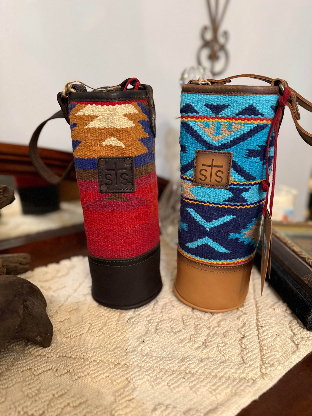 Crimson Sun Double Wine Bag - Graced By The South