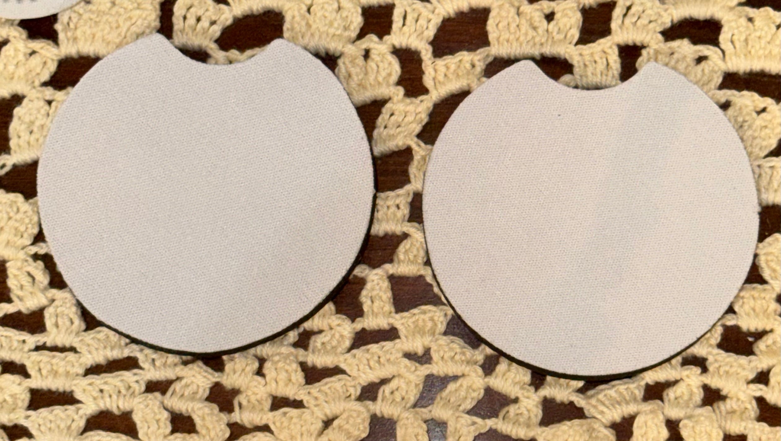 Blank Neoprene Blank Car Coaster set of 2