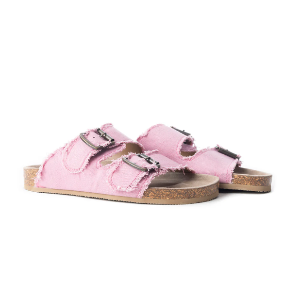Desert Primrose Sandals In Pink Myra Bag Sandals Slip On