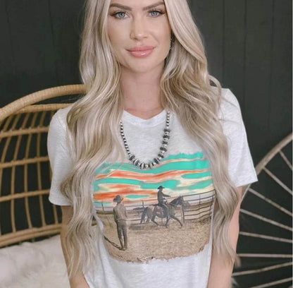 In the Round Pen Tee - Graced By The South