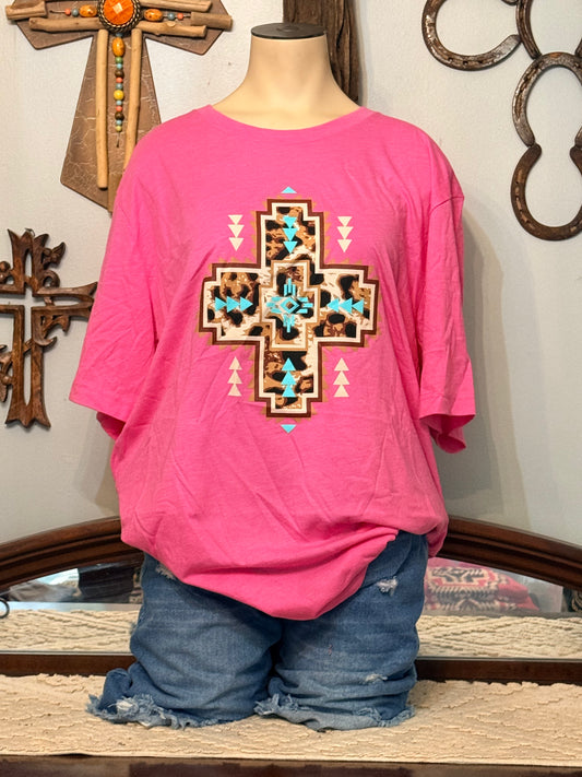 Kitty Kross Graphic Tee by Sterling Kreek
