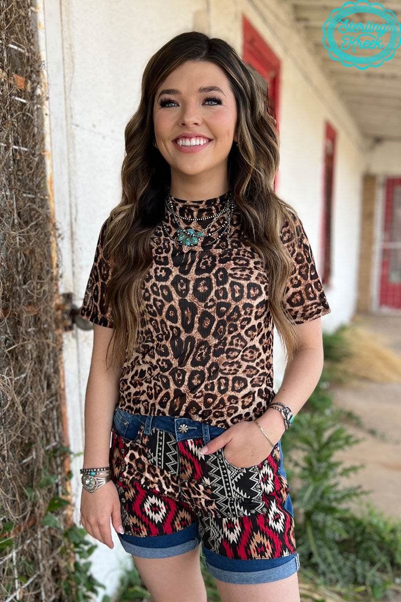 Patched Up Leopard Long - Graced By The South