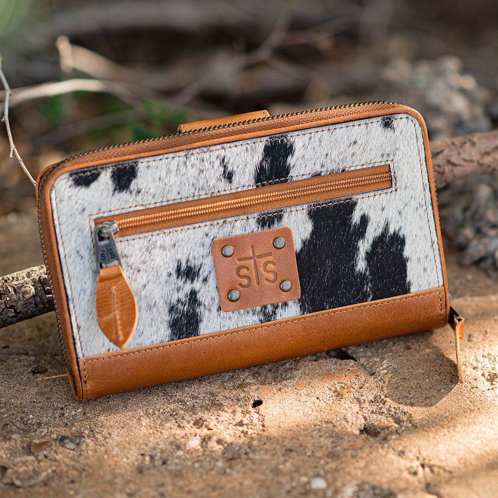 Cowhide Basic Bliss Ava Wallet - Graced By The South