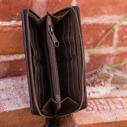 Crimson Sun Bifold Wallet - Graced By The South