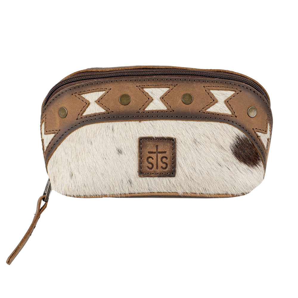 ROSWELL COWHIDE BELLE MAKEUP POUCH