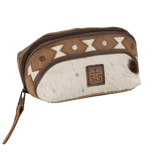 ROSWELL COWHIDE BELLE MAKEUP POUCH
