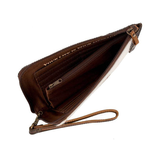 COWHIDE CLUTCH - Graced By The South