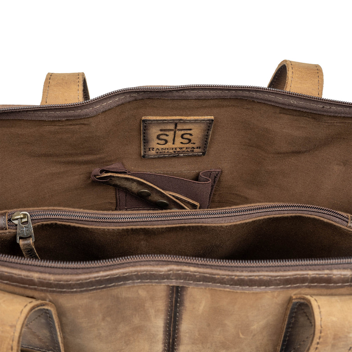 Cowhide Laptop Shopper by STS Ranchwear