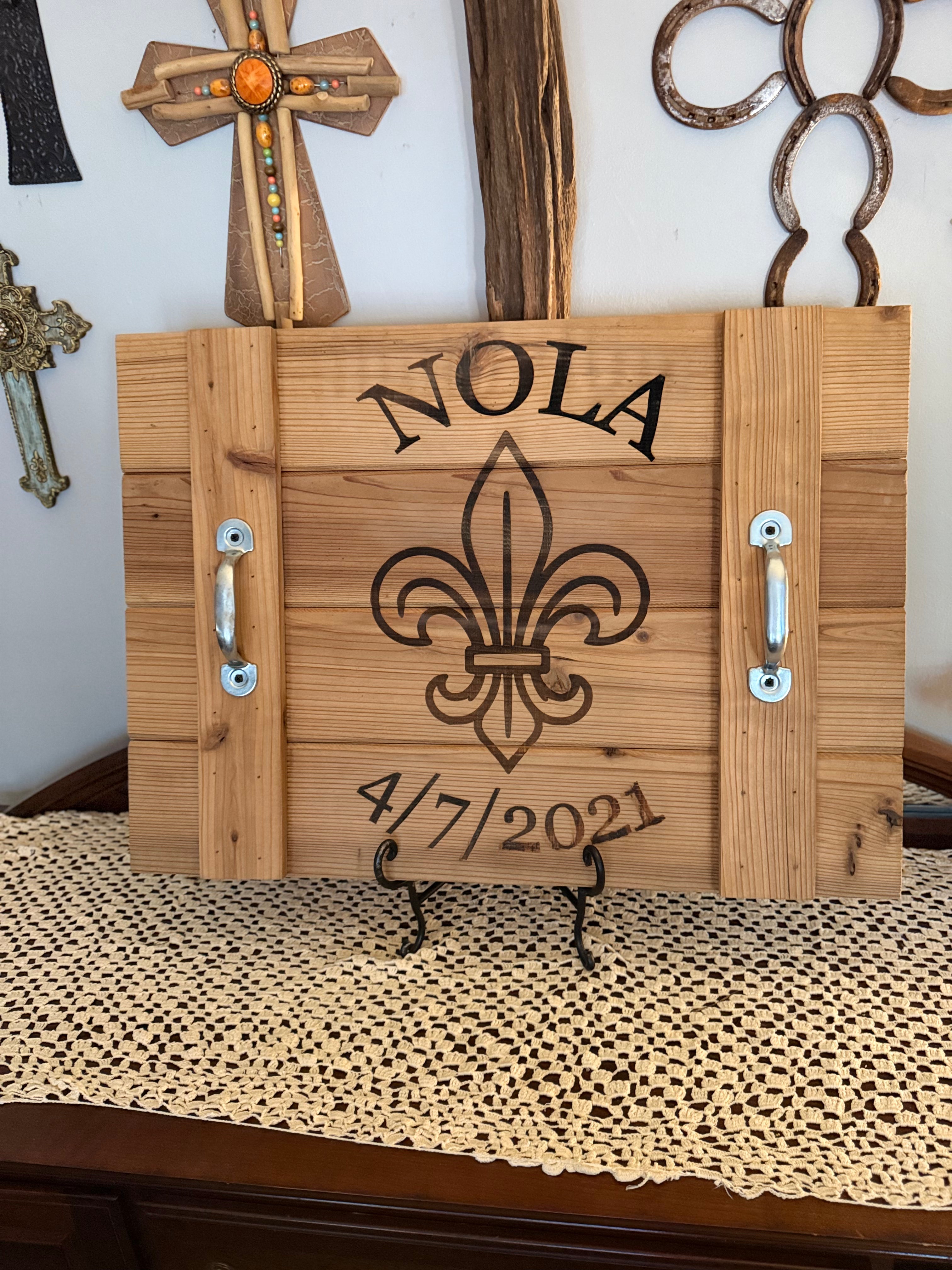 Handmade Stove Top Cover, Oven Cover, Serving Tray, Noodle Board