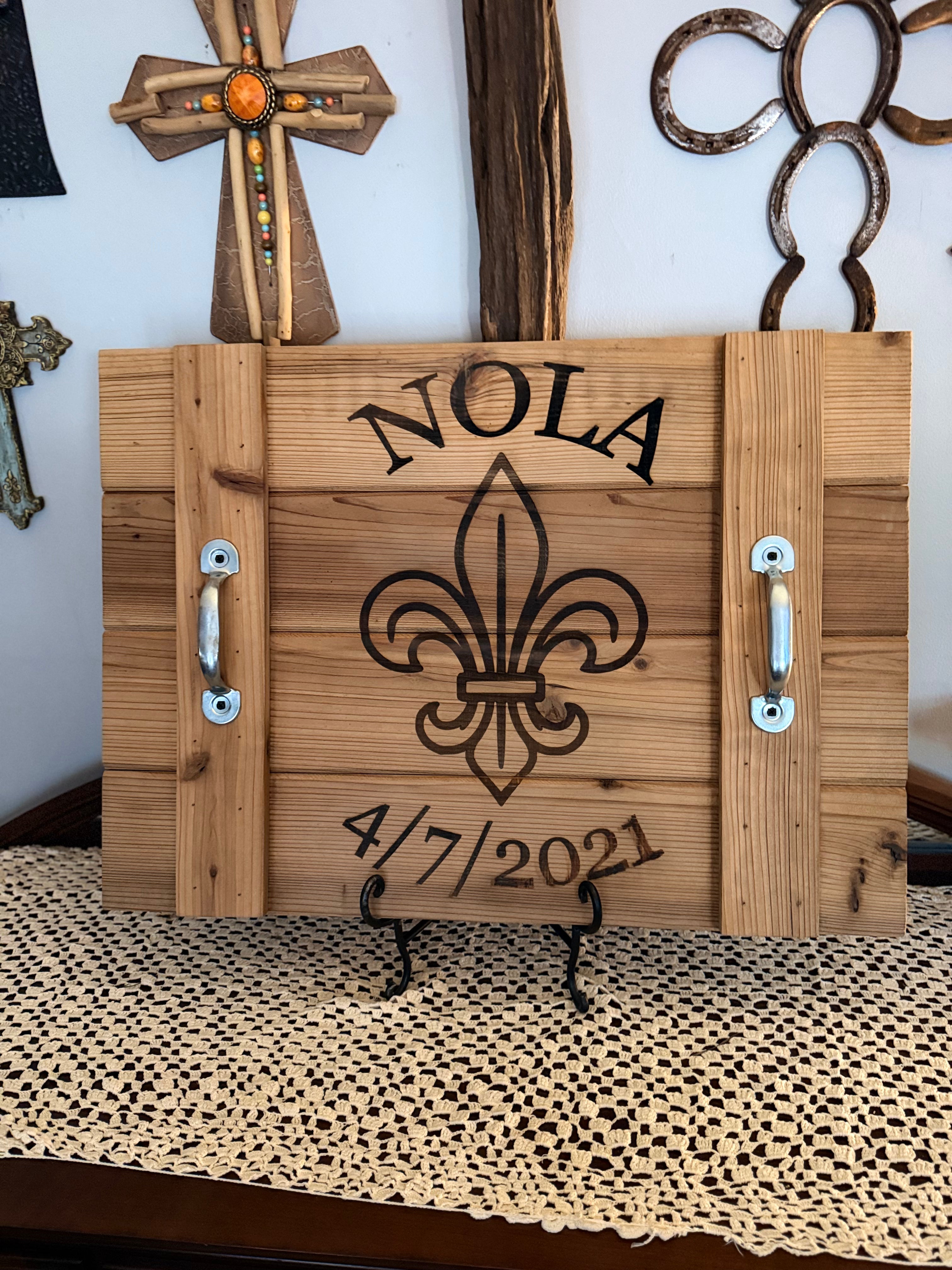 Handmade Stove Top Cover, Oven Cover, Serving Tray, Noodle Board