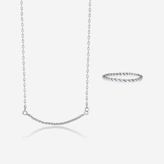 Twisted Ring & Necklace
