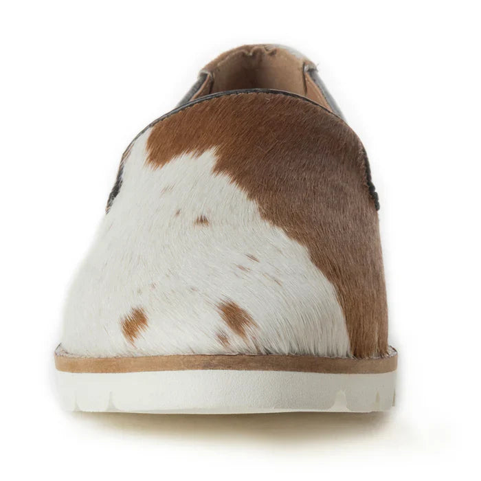 Ionoze Sneaker in Cowhide and Leather by Myrabag Slip On Flat