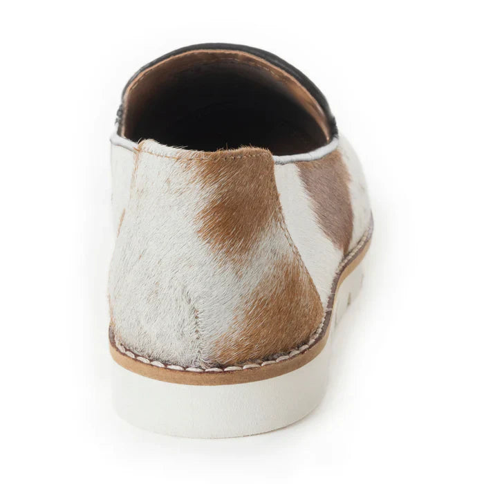 Ionoze Sneaker in Cowhide and Leather by Myrabag Slip On Flat