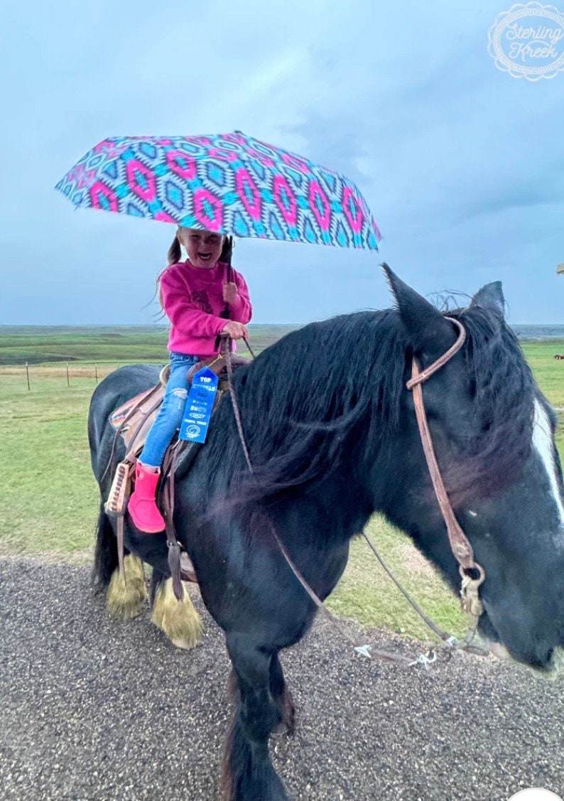 Montezuma Umbrella by Sterling Kreek Aztec Southwestern - Graced By The South