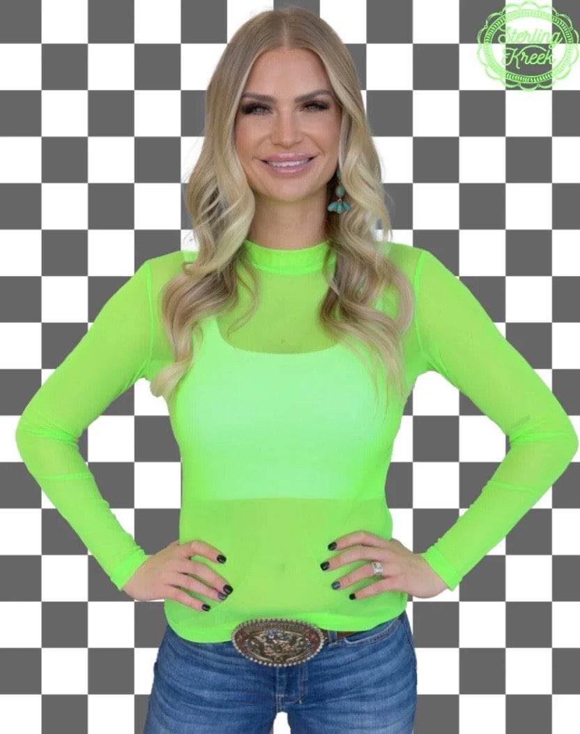 Sterling Kreek Mesh Out Neon Green - Graced By The South