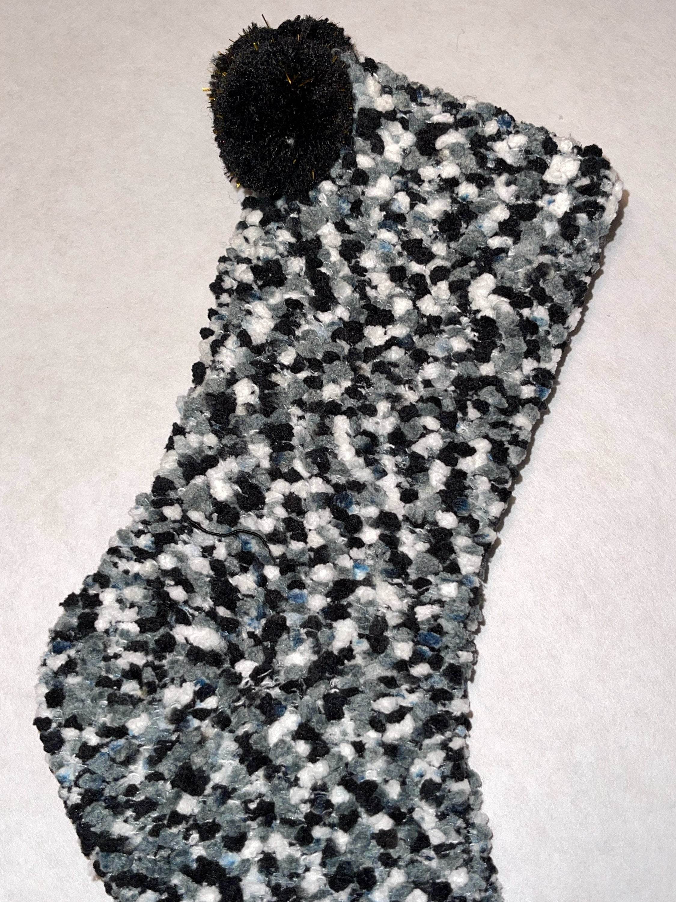 Cozy Cupcake Socks Footies Slippers with pom pom ball - Graced By The South