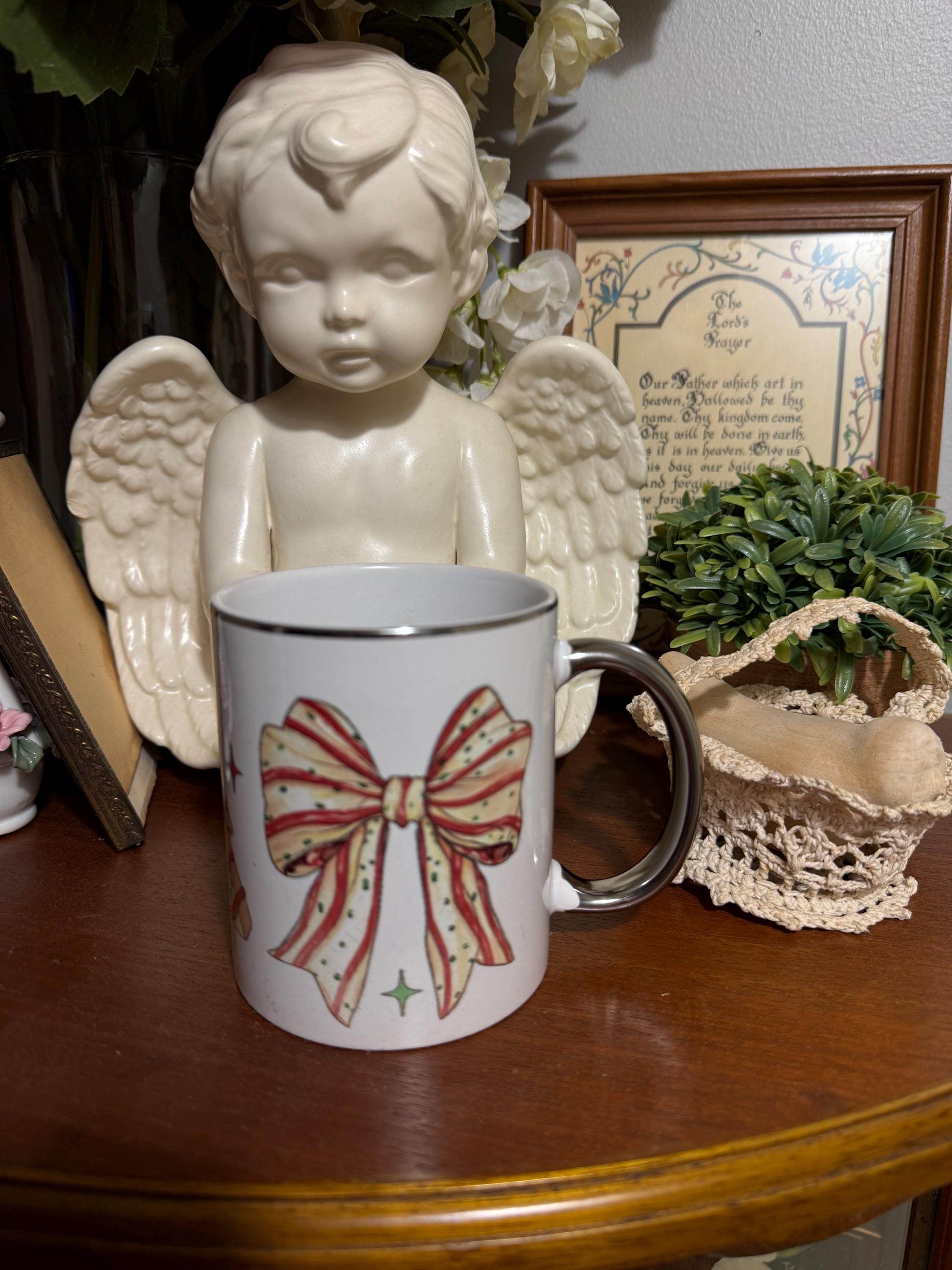 Coffee Cup Christmas Tree Cake - Graced By The South