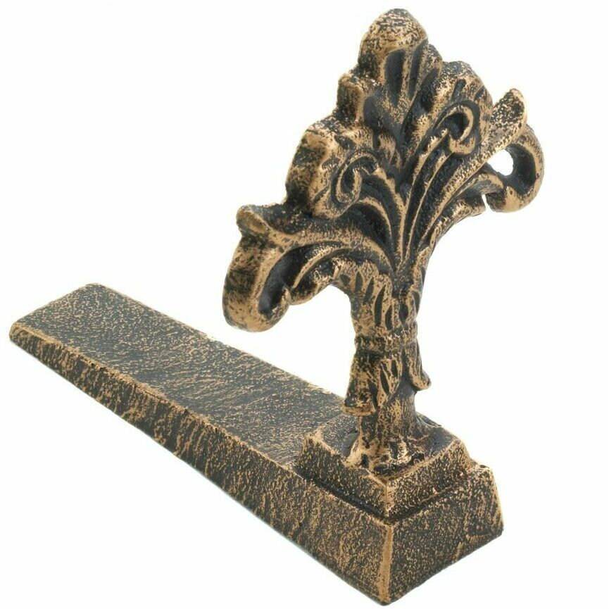 Cast Iron Fleur de lis Door Stop - Graced By The South