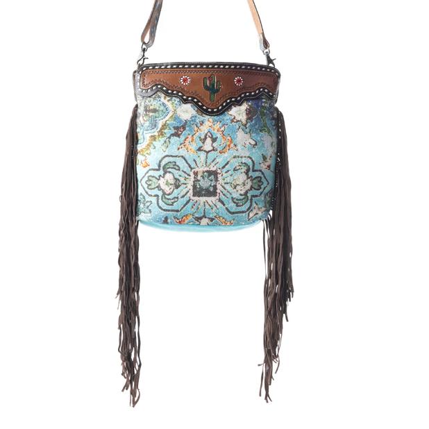 Myra Bag Idealistic Hand Tooled Shoulder Bag