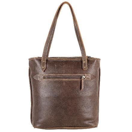 Sixtease Rose Gold Cowhide Leather Hairon Tote Bag Purse