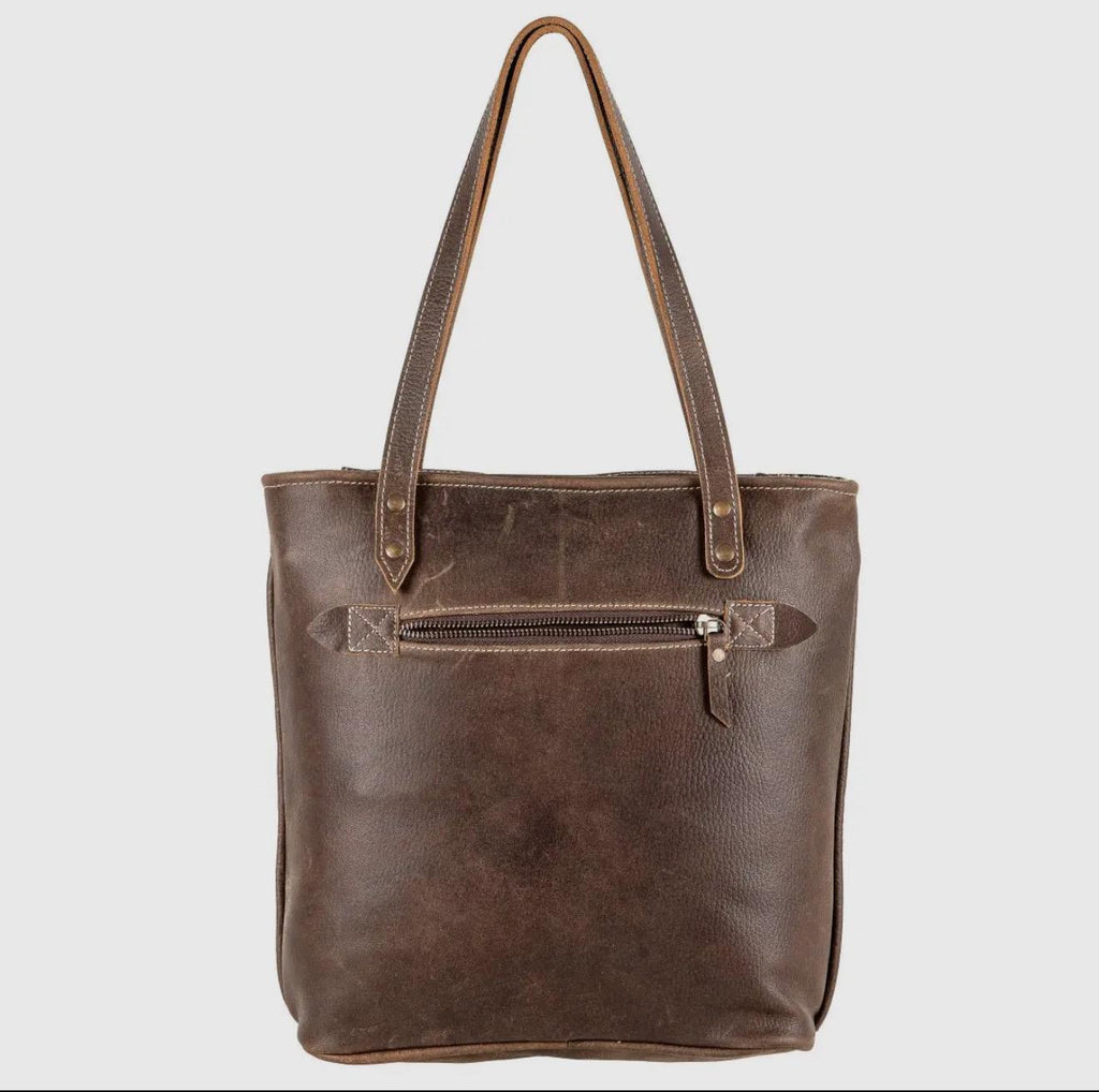 Sixtease Bags Cola Tote Leather Hairon