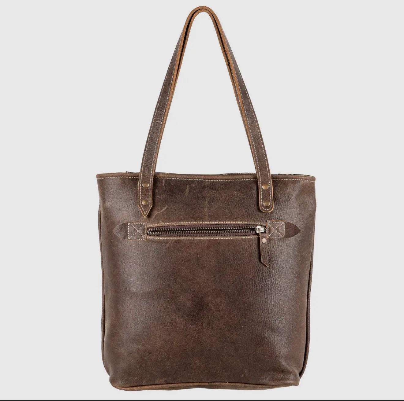Sixtease Bags Cola Tote Leather Hairon
