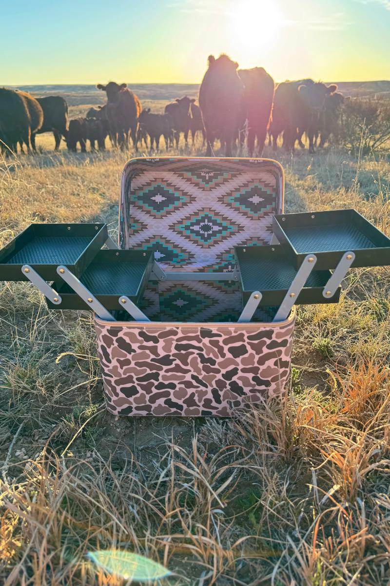 You can’t see Me Caddy Box Makeup Kaboodle Caboodle Case Jewelry Box - Graced By The South