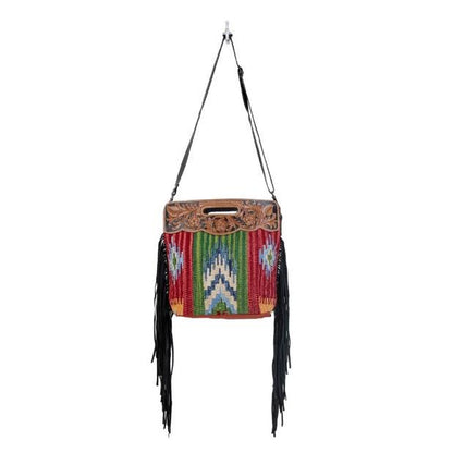 Myra Bag Jardin Hand Tooled Bag