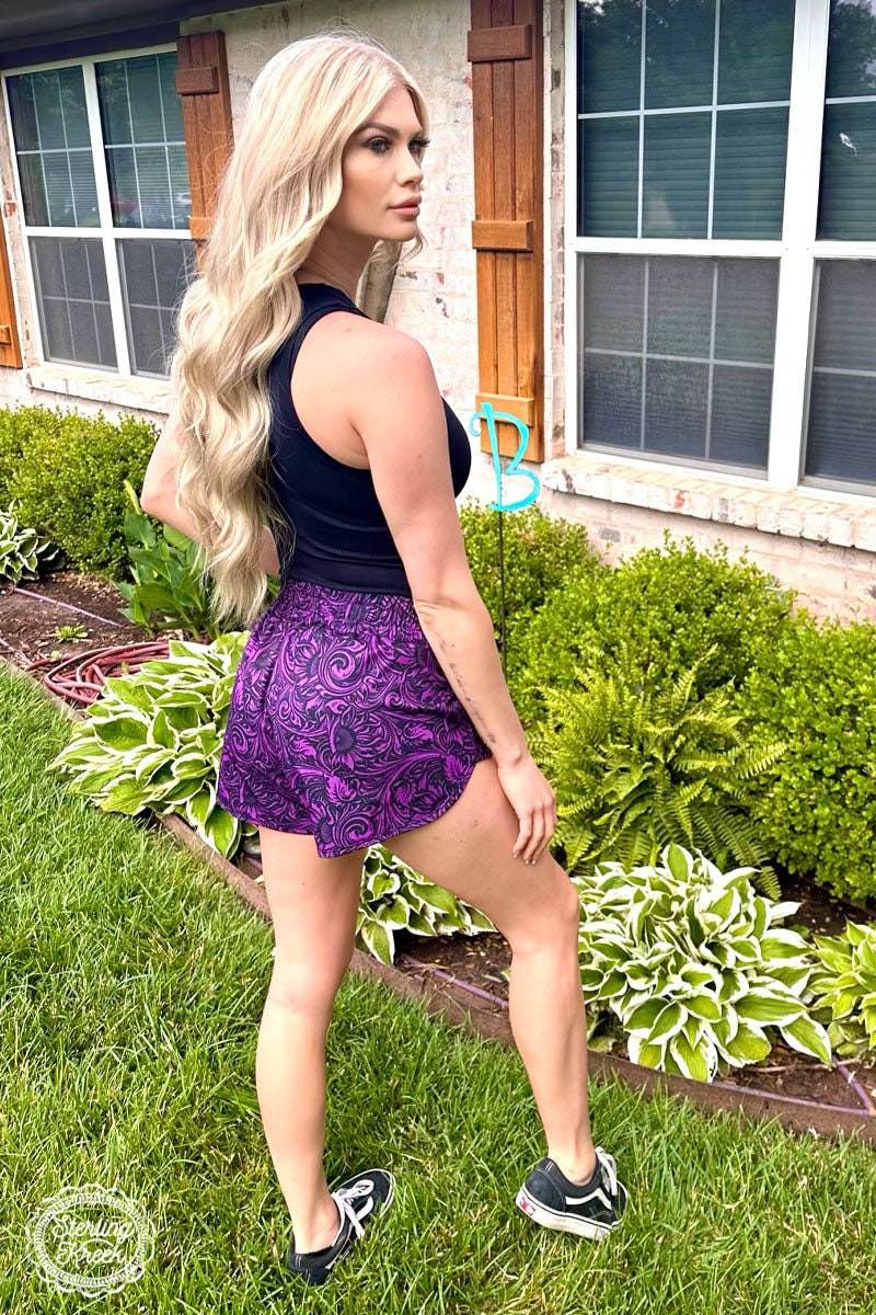 Sheridan Short by Sterling Kreek Purple - Graced By The South