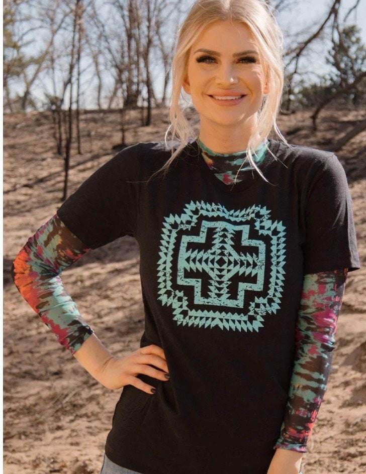 Wild As Her Sterling Kreek Mesh Top - Graced By The South