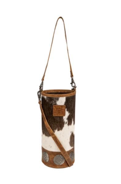Vaquero Cowhide Single Wine Tote Bag by STS Ranchwear