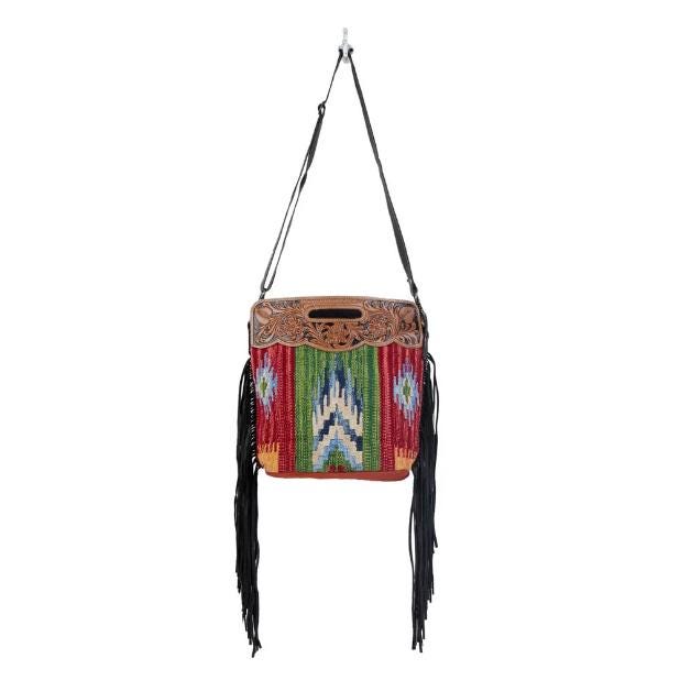 Myra Bag Jardin Hand Tooled Bag