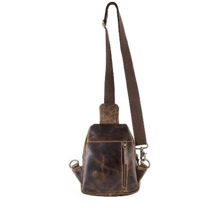 Sixtease Bags Crete Full Grain Leather Crossbody Sling Bag