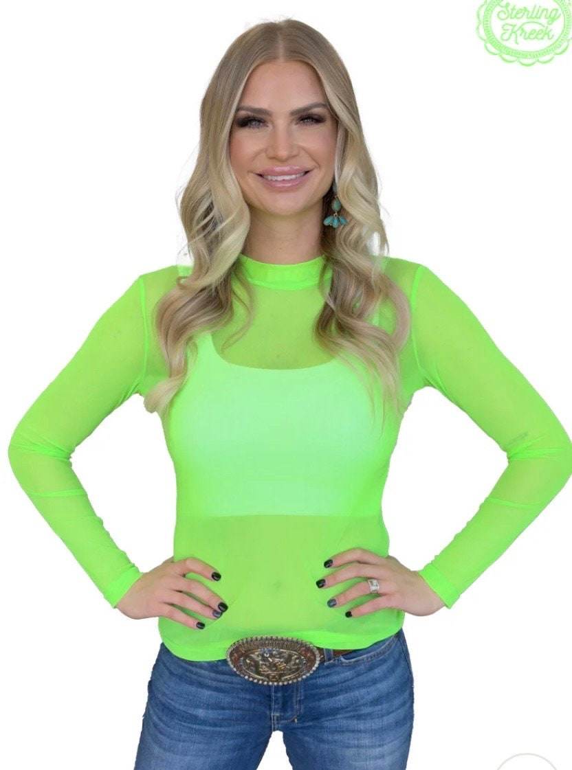 Sterling Kreek Mesh Out Neon Green - Graced By The South