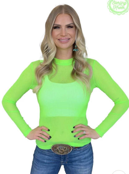 Sterling Kreek Mesh Out Neon Green - Graced By The South