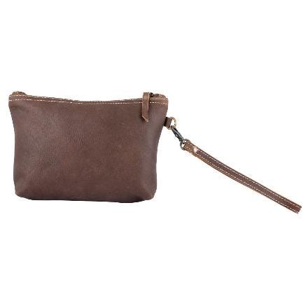 Sixtease Silver Wristlet Bag