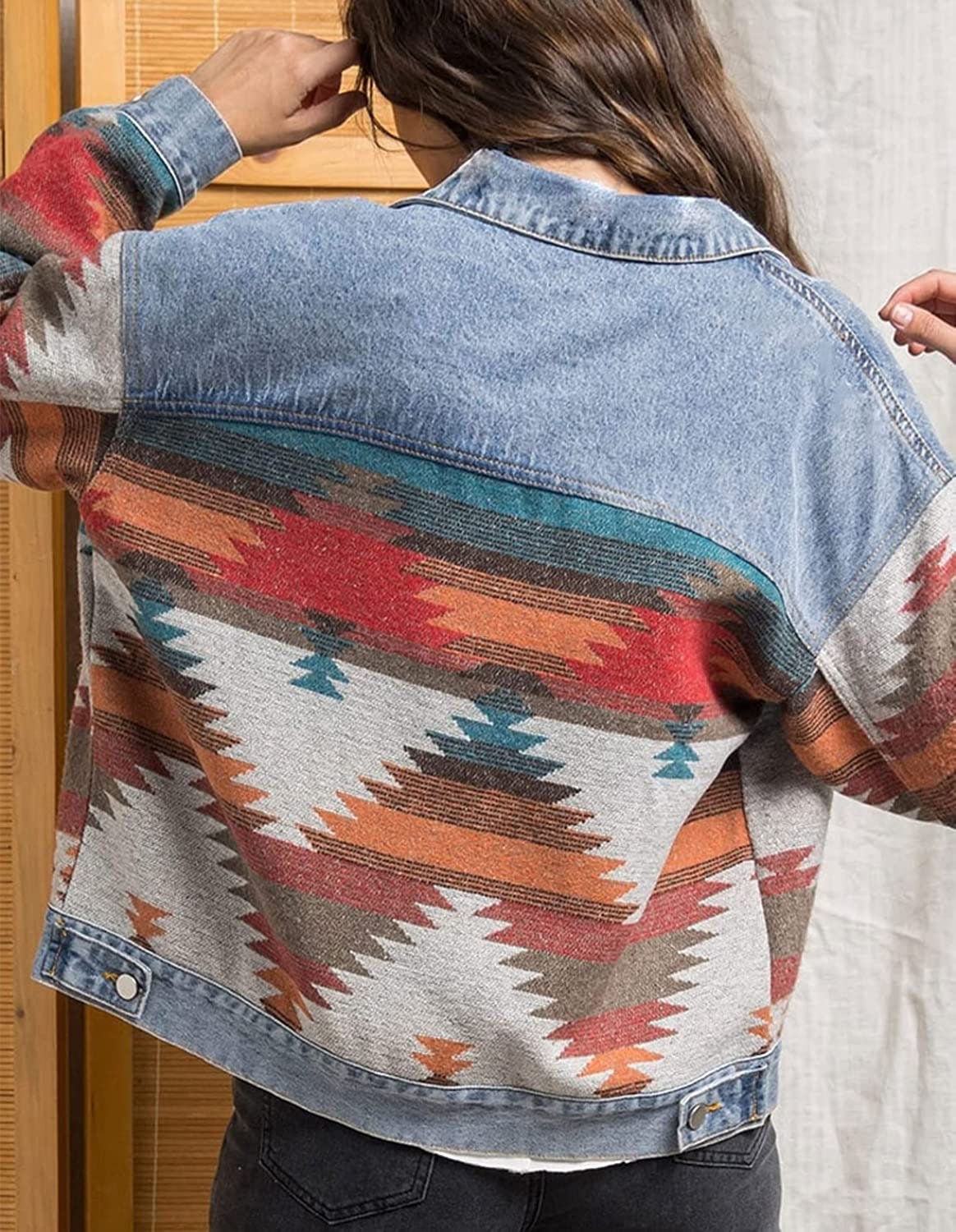 Aztec Denim Jacket