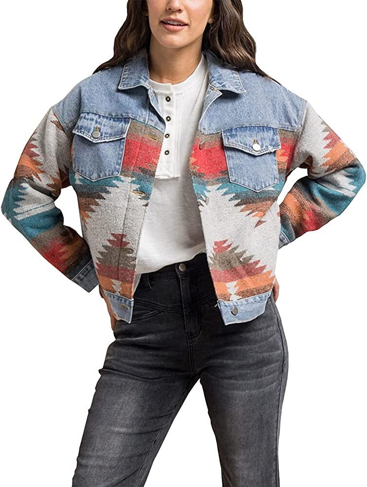 Aztec Denim Jacket