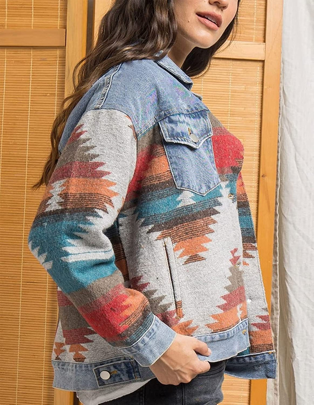 Aztec Denim Jacket