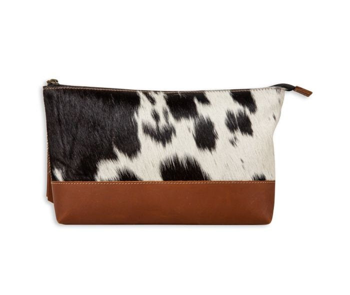 Jacksborrow Leather Hairon Bag in Black