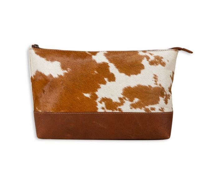 Jacksborrow Pass Leather Hairon Bag in Brown