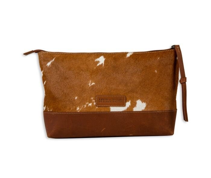 Jacksborrow Pass Leather Hairon Bag in Brown