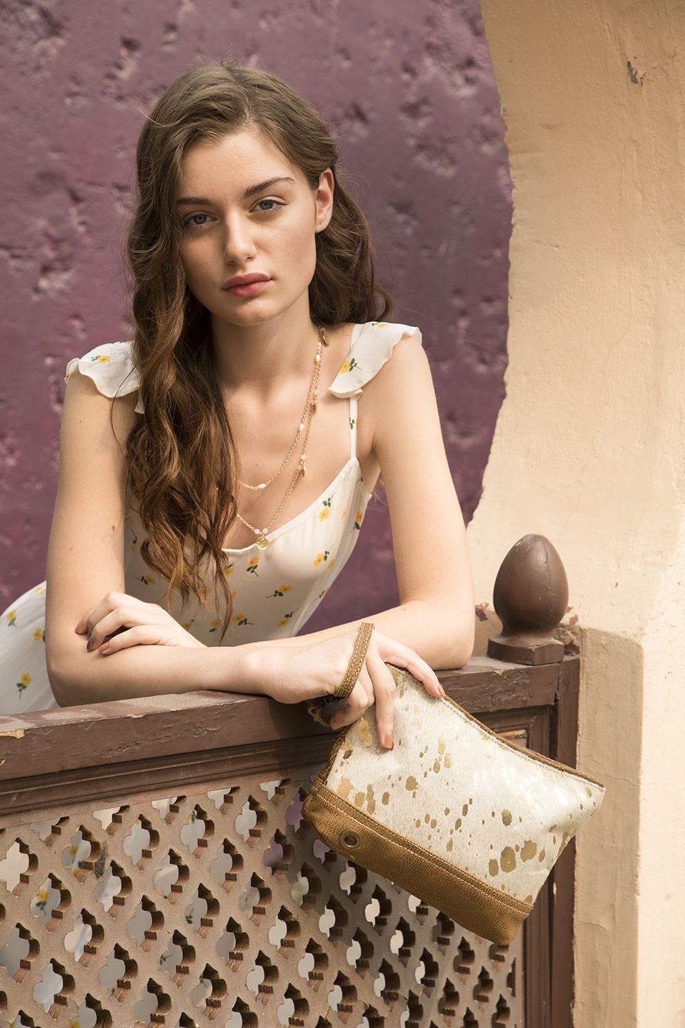 Suave Leather Piuch by Myra bag