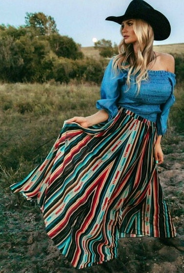 Serape Kreek Maxi Skirt