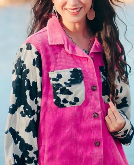 Holy Cow Shirt Shacket Jacket Sterling Kreek