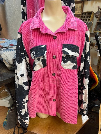 Holy Cow Shirt Shacket Jacket Sterling Kreek