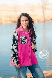 Holy Cow Shirt Shacket Jacket Sterling Kreek