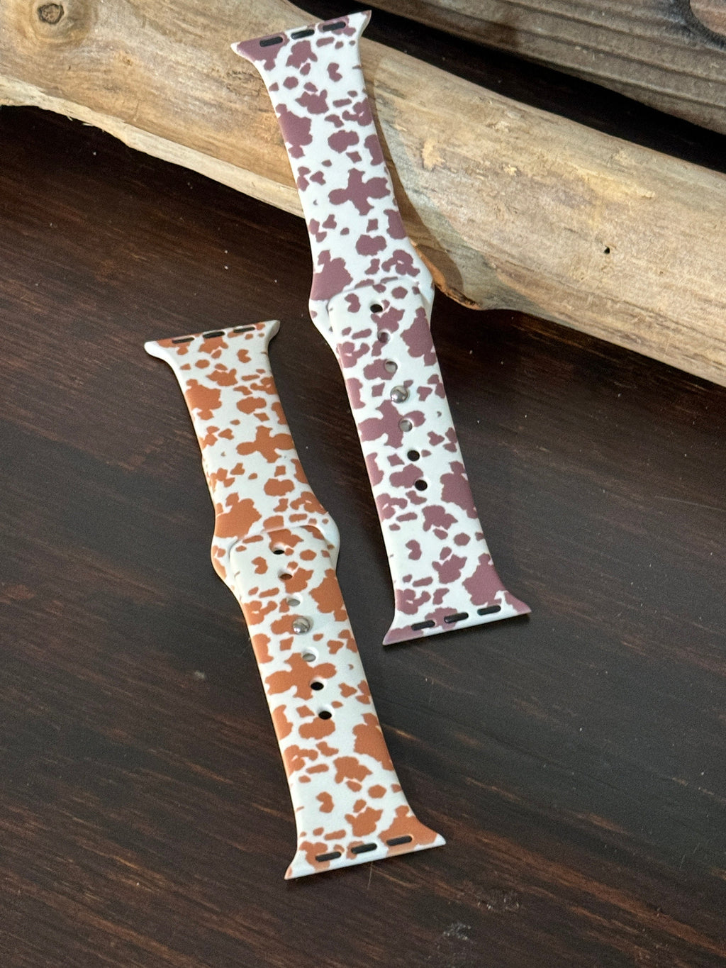 Rubber Watch Band Cow Print 38/40mm