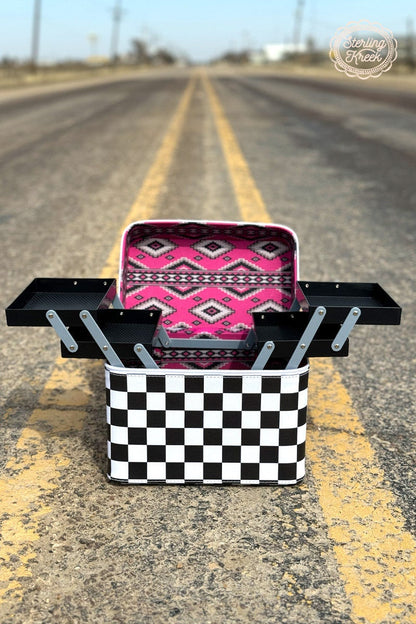 Take the Lead Caddy Box Makeup Kaboodle Caboodle Case Jewelry Box